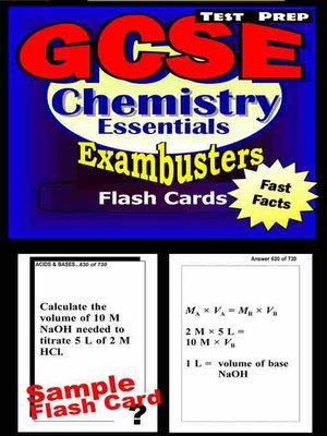 cover image of GCSE Chemistry Test Prep Review - Exambusters Flash Cards